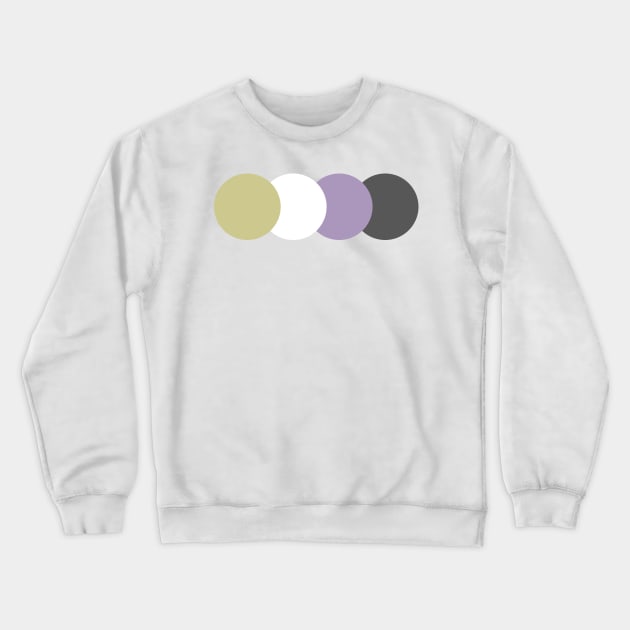 Enby | Muted | Subtle Pride Crewneck Sweatshirt by PrinceSnoozy